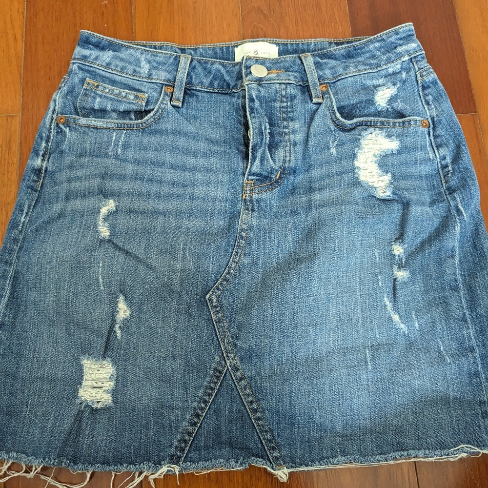 Denim skirt